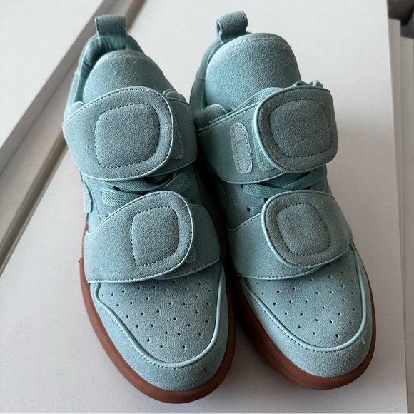 Sia Collective Vulture Tiffany Blue Suede Sneakers - Picture 10 of 11